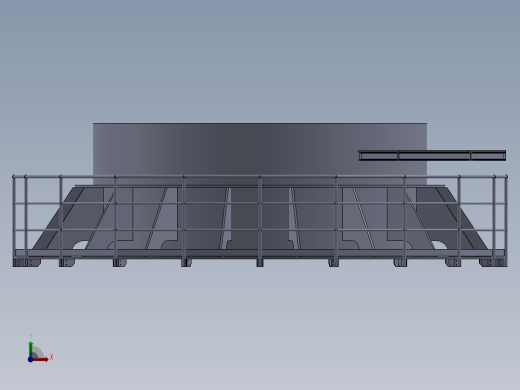 圆形扶手及平台前视缩略图