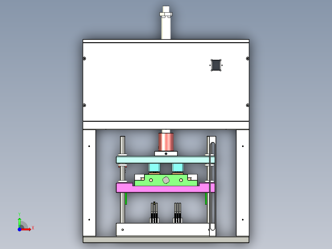压弹片设备前视图