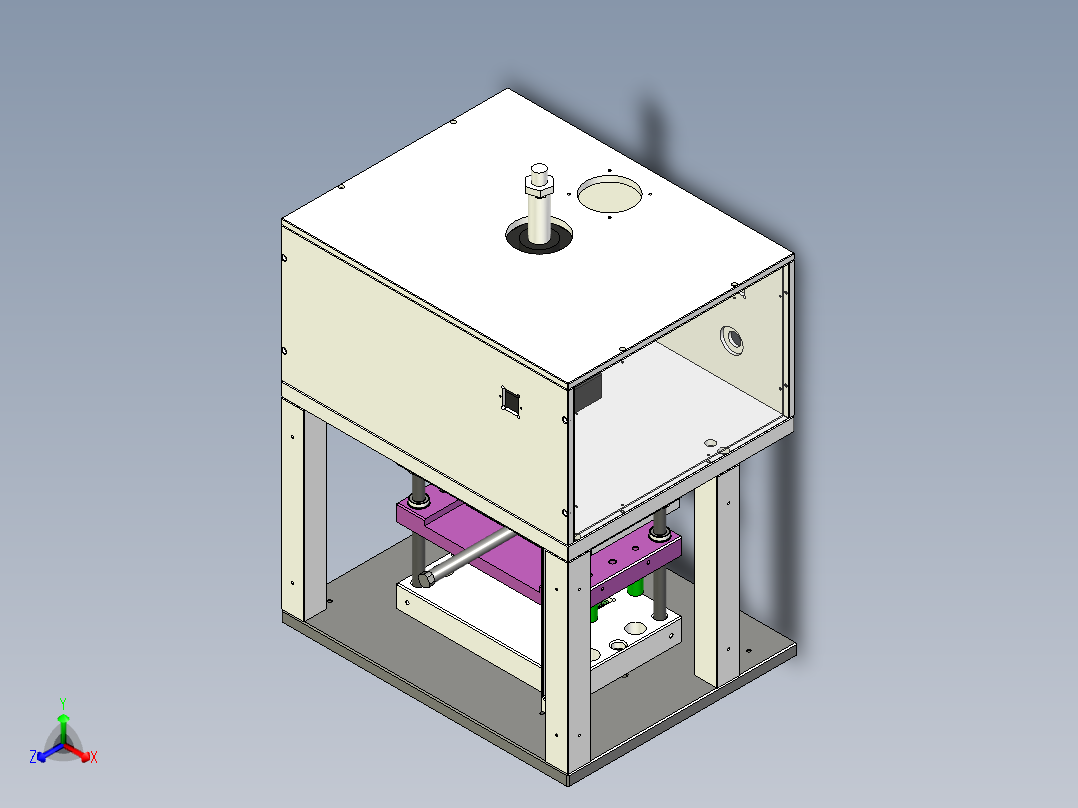 压弹片设备正等轴测图