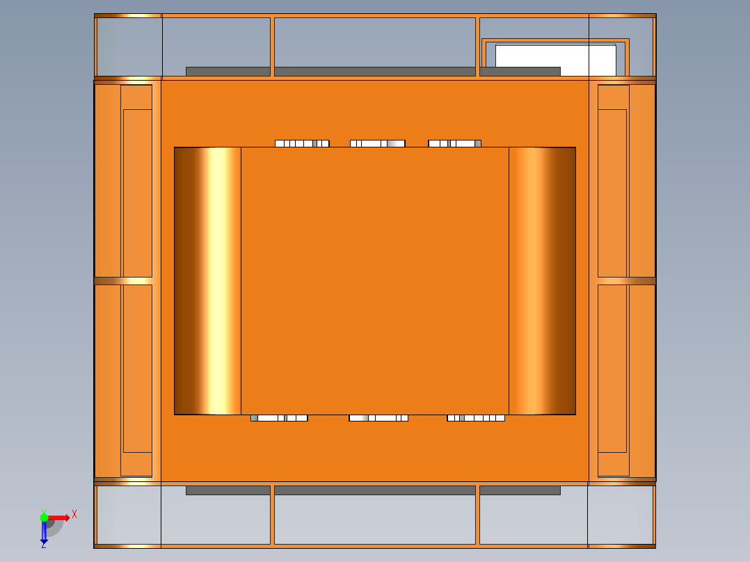 大型应急站俯视图
