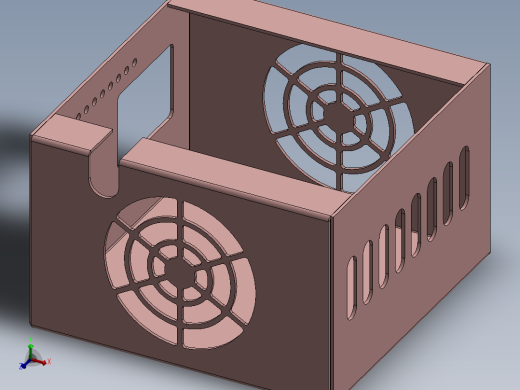 电脑电源盖主视缩略图