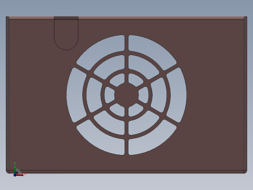 电脑电源盖前视缩略图