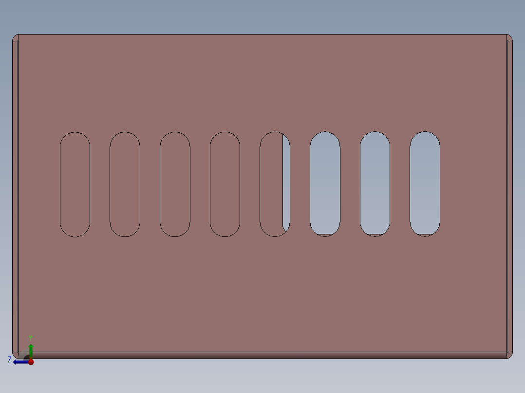 电脑电源盖右视图