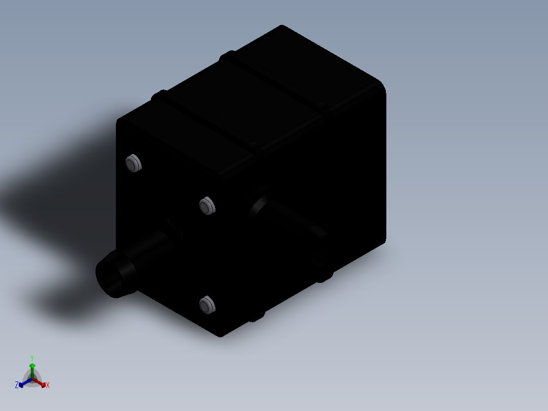 QR30E无刷液压泵模型