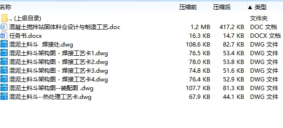 混凝土搅拌站固体料仓设计与制造工艺含7张CAD图