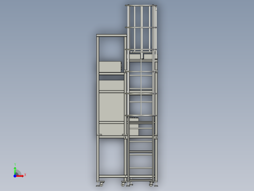 观察台总装配前视缩略图