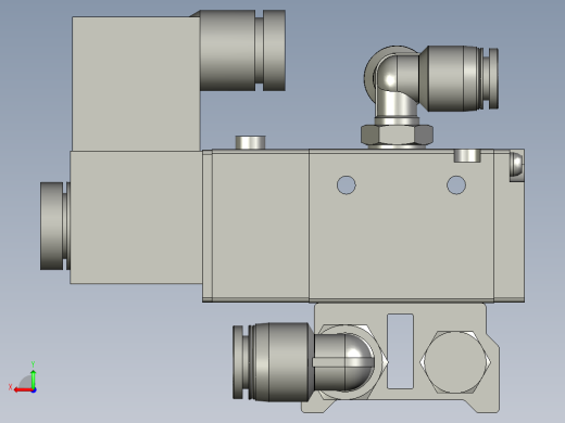 主轴摆轴吹气拉紧松开密封阀组后视缩略图