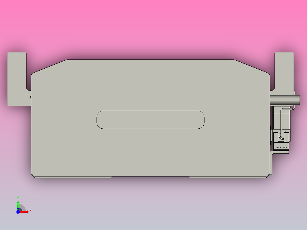 直驱直线电机轴TPA-LNP-200D-P22-L3000-C-1-3-C-10-N3(磁栅尺)前视图