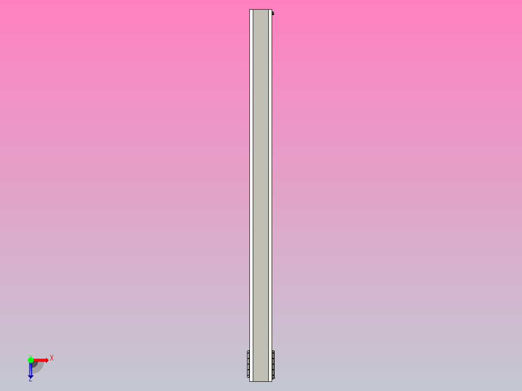 直驱直线电机轴TPA-LNP-200D-P22-L3000-C-1-3-C-10-N3(磁栅尺)俯视图