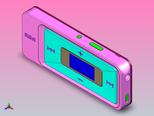 MP3模型正等轴测缩略图