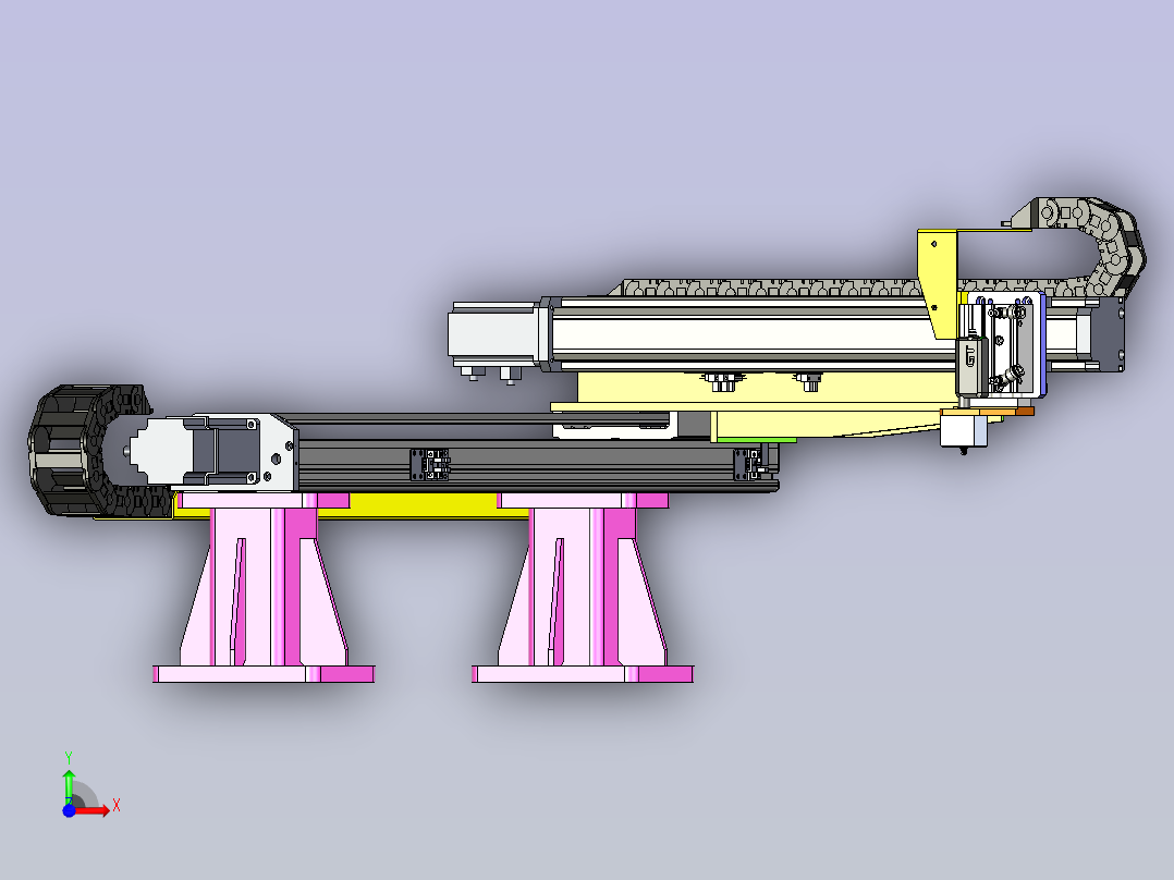 自动化高度检测装置前视图