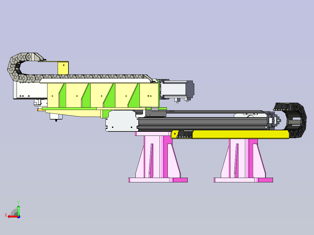 自动化高度检测装置后视图