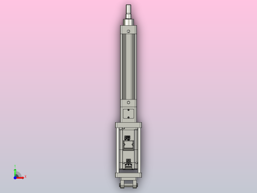 轻载电动缸TPA-ESR40-1210C-L100-M-CB-W-P40-C3前视缩略图