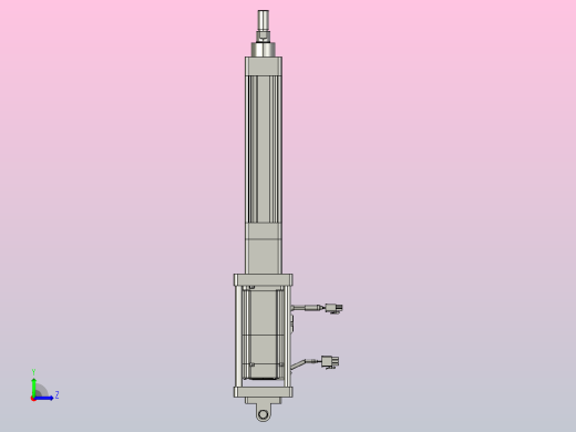 轻载电动缸TPA-ESR40-1210C-L100-M-CB-W-P40-C3左视缩略图