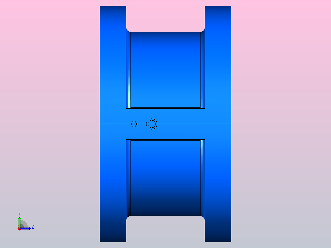 H71H╱Y╱F-PN1.6(HWF6)对夹式止回阀[H71H╱Y╱F-PN1.6(HWF6)]50左视图