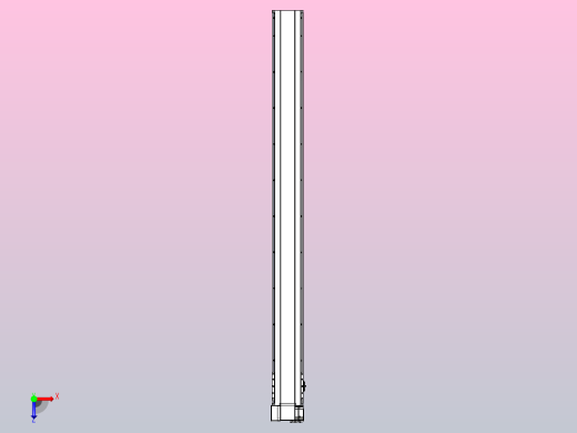 皮带直线轴半封闭可选导轨TPA-HNB-175D-140-L1900-LP-C-P75-N3俯视缩略图