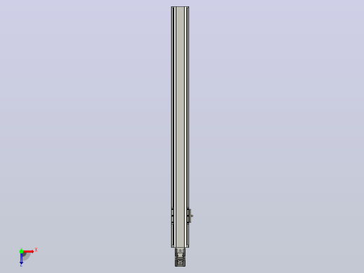 日规模组半封闭丝杆TPA-HNR-65S-1610C-L700-M-C-P10-N3俯视缩略图