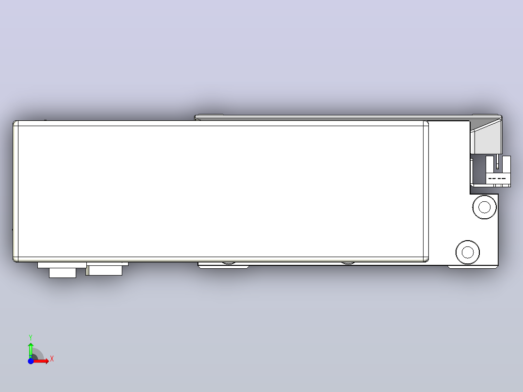 滚珠丝杠直线轴内置导轨TPA-GCR-170-2510C-L1150-MR-M75-N3前视图