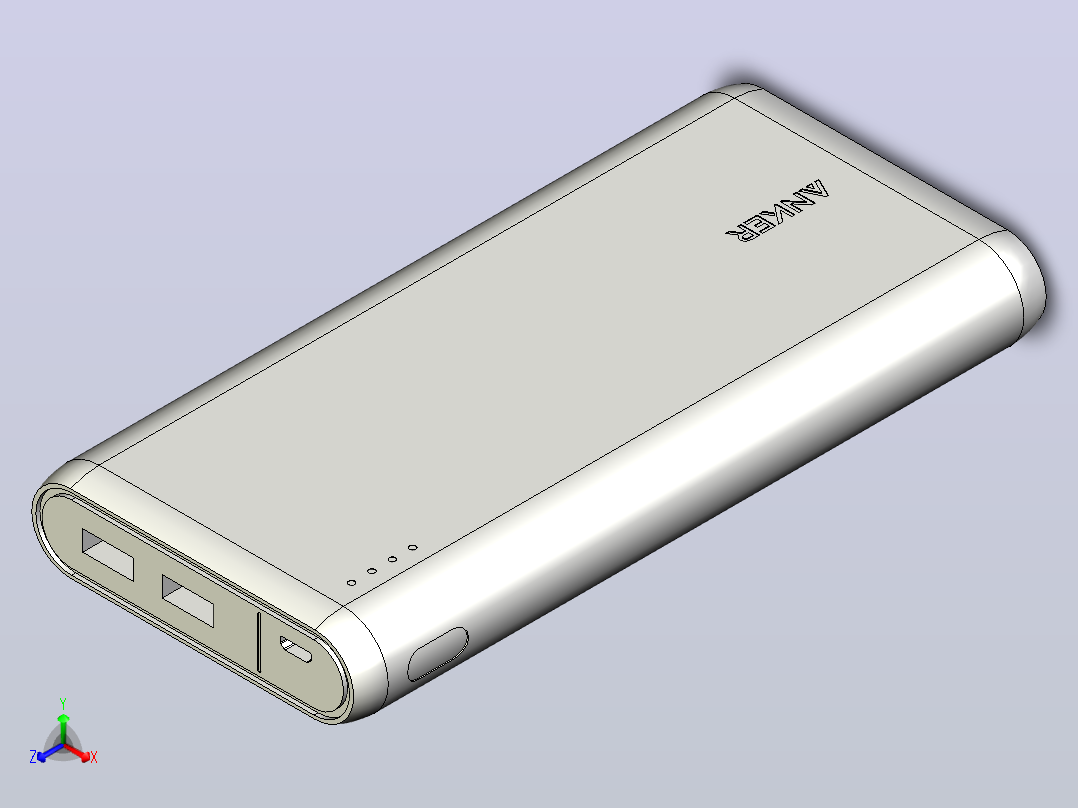 ANKER移动电源产品编号A1274主视图