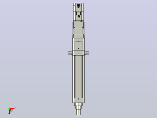轻载电动缸TPA-ESR80-2510C-L200-M-TC-W-P75-JX-C3俯视缩略图