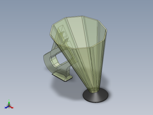 高跟鞋罩杯正等轴测缩略图