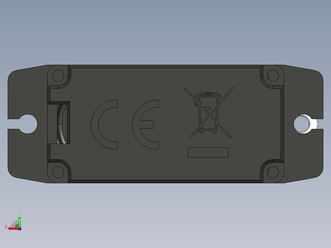 2×2型遥控气垫船后视图