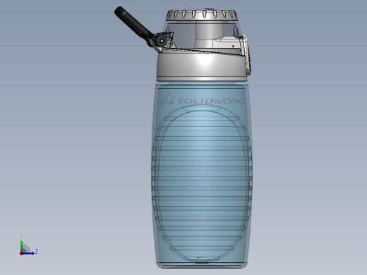 可重复使用的水瓶左视缩略图