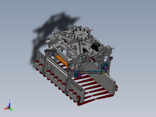 机器人可调式袋夹抓手Solidworks设计 附STEP格式