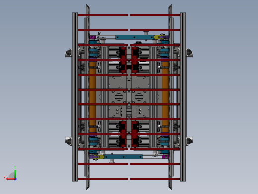 机器人可调式袋夹抓手Solidworks设计 附STEP格式后视缩略图