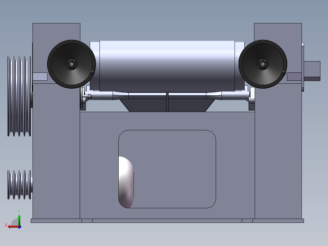 S260三辊研磨机sw15可编辑后视图