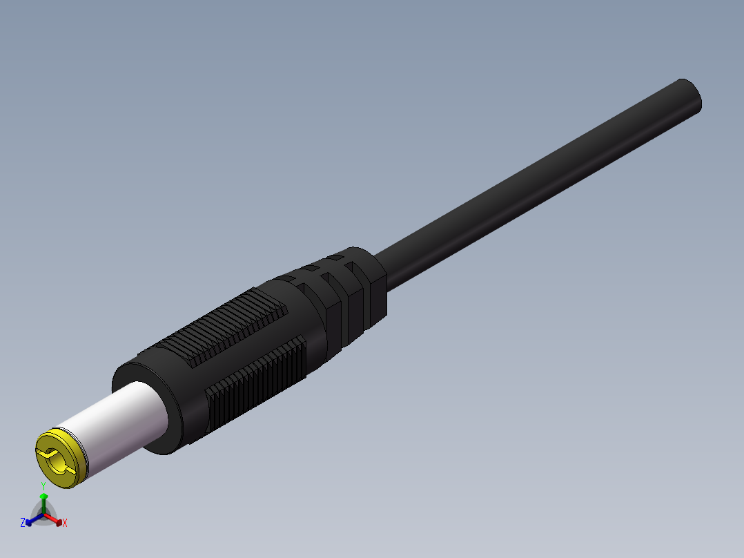 DC插头正等轴测图