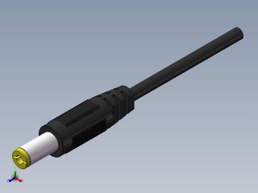 DC插头正等轴测缩略图