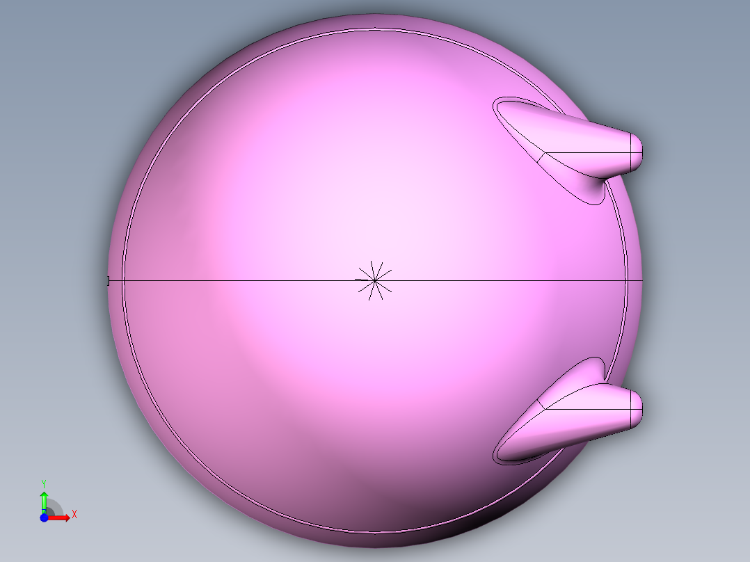 小猪储钱罐前视图