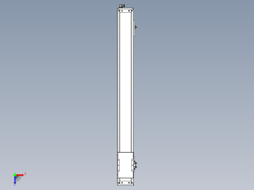Toyo东佑达直线模组-ECH12-900-BM-100W俯视缩略图