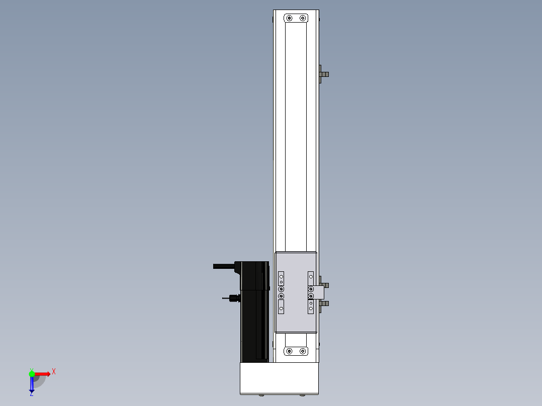 Toyo东佑达直线模组-ETH6-300-BR+煞車-M5俯视图