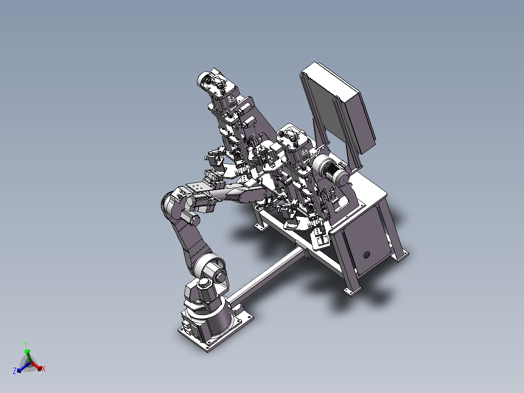 转子部分检查焊机装配