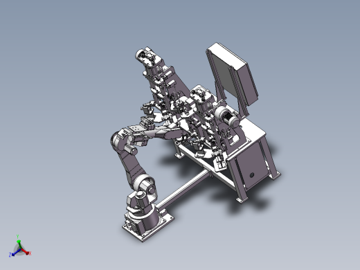 转子部分检查焊机装配
