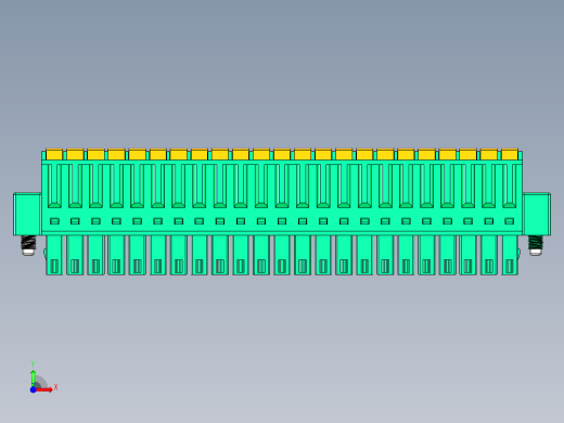 DEGSON 15EDG（公头） 3.5mm 螺钉锁紧，插拔式接线端子 FullPack-15EDGKDM-3.5-23P-14-00AH前视缩略图