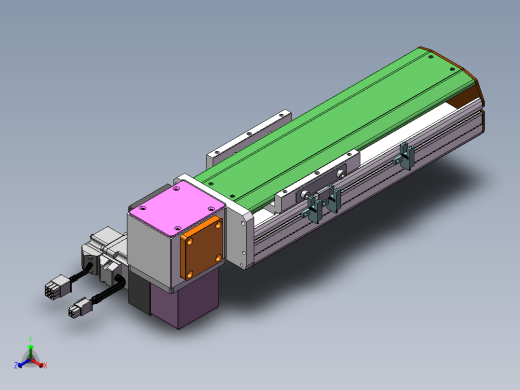 MTB同步带半封闭MTB10-RD-100W正等轴测缩略图