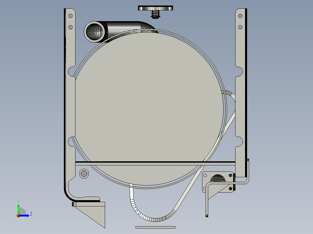 散热器总成左视图