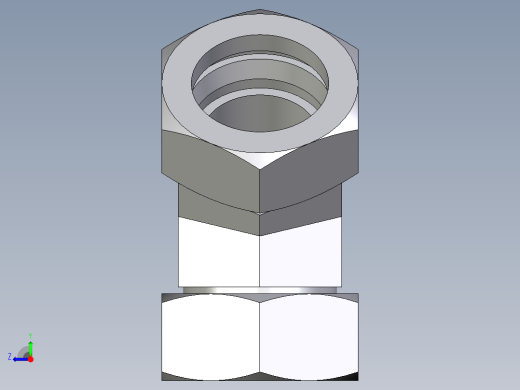 卡套式工业通用硬管接头EO_Swivel_nut_45_deg_elbow_EV42LCF右视缩略图