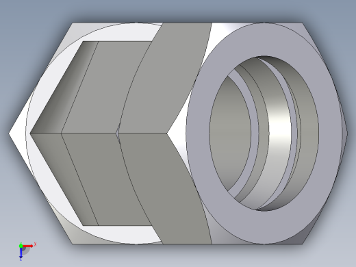 卡套式工业通用硬管接头EO_Swivel_nut_45_deg_elbow_EV42LCF俯视缩略图