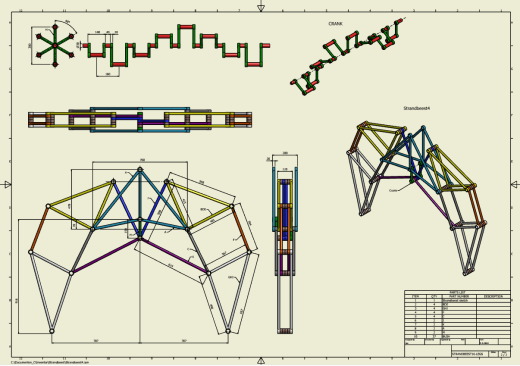 风力仿生兽简易结构3D图纸缩略图