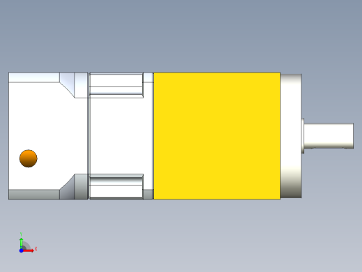 换向器PW90垂直输出 PGH90-L1 19-70-90-M6.stp前视缩略图