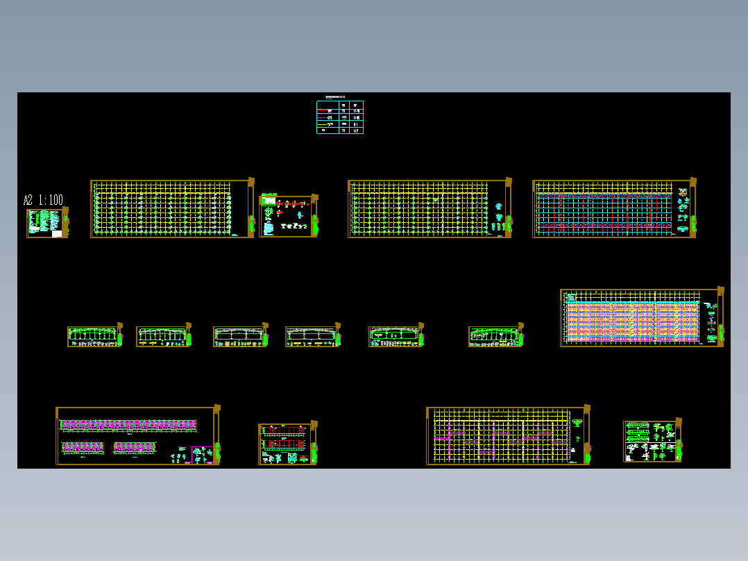 某公司钢结构厂房CAD图