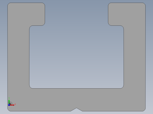 传感器通用安装型材-怡合达型号-ATS05-9512-L200 自由添加安装孔加工前视缩略图