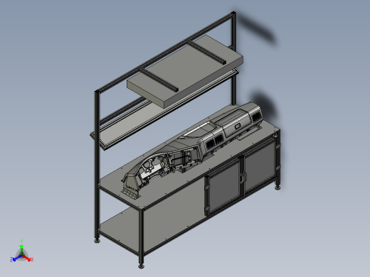 汽车仪表架空调箱操作台