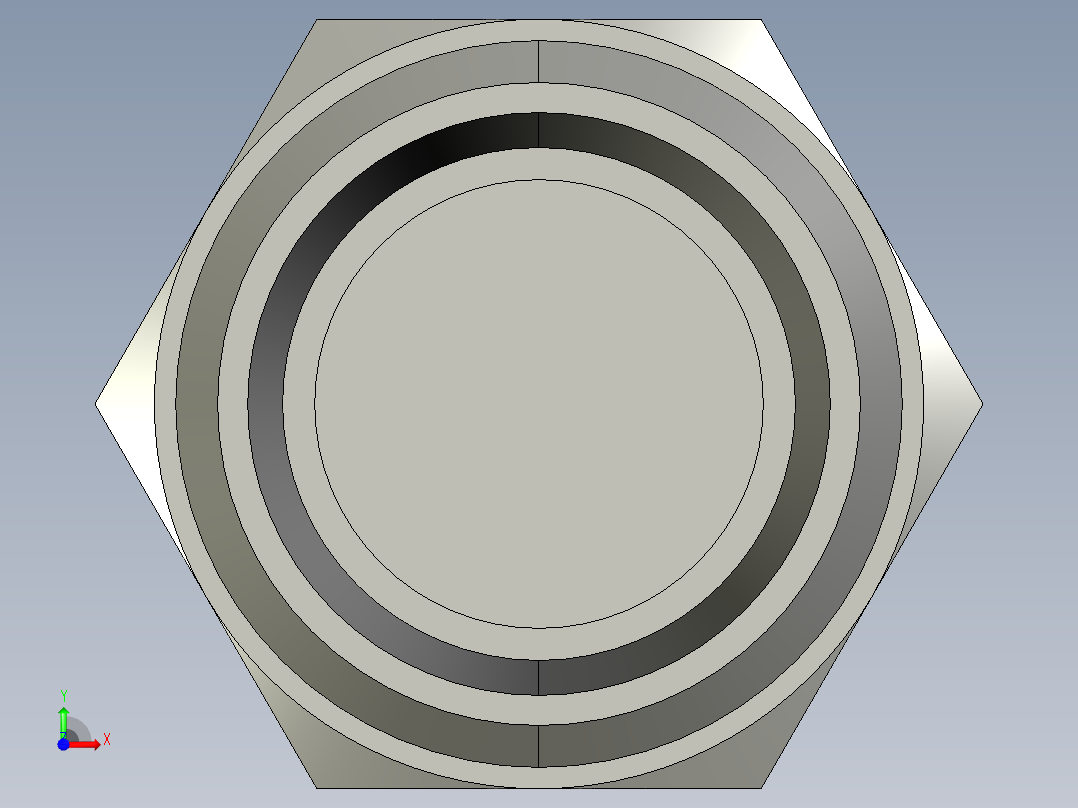 卡套式工业通用硬管接头12_pnu-s前视图