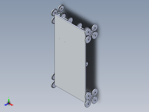 爬楼机器人设计资料含三维+电路图加说明书