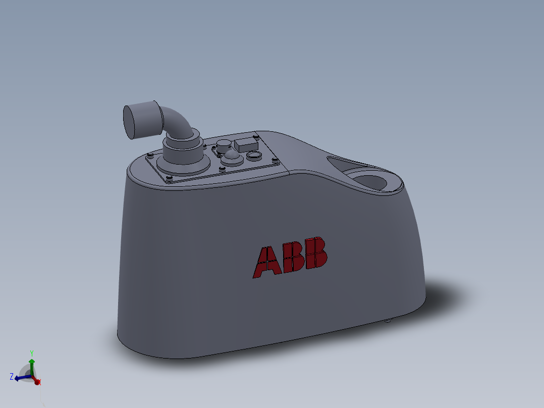 ABB全系列机器人3-3D模型 (21)主视图